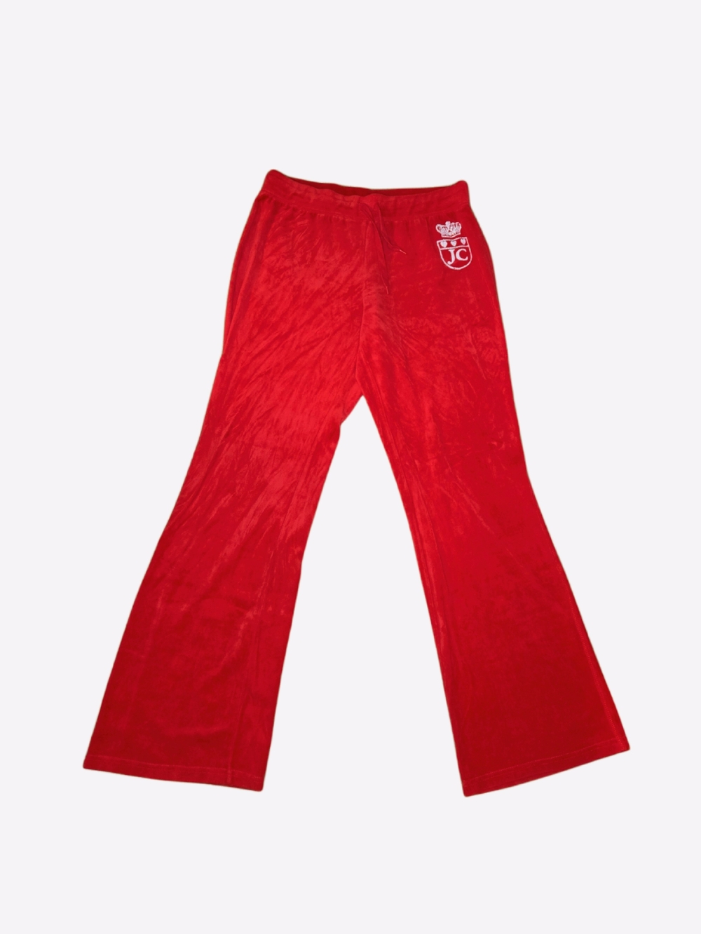 Vintage Y2k Juicy Couture Red Velour Track Pants!
